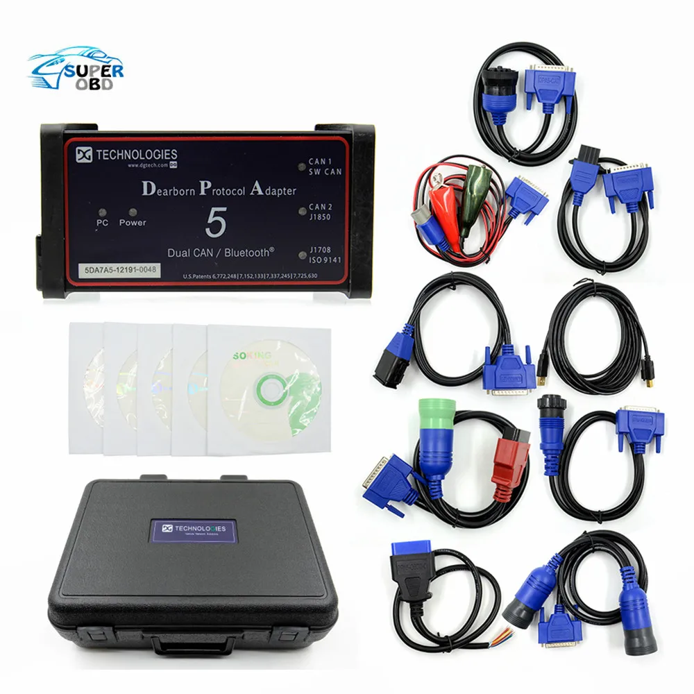 

Dpa5 Dearborn Protocol Adapter 5 Heavy Duty Truck Scanner New Released CNH DPA 5 Without Bluetooth Works For Multi-brands