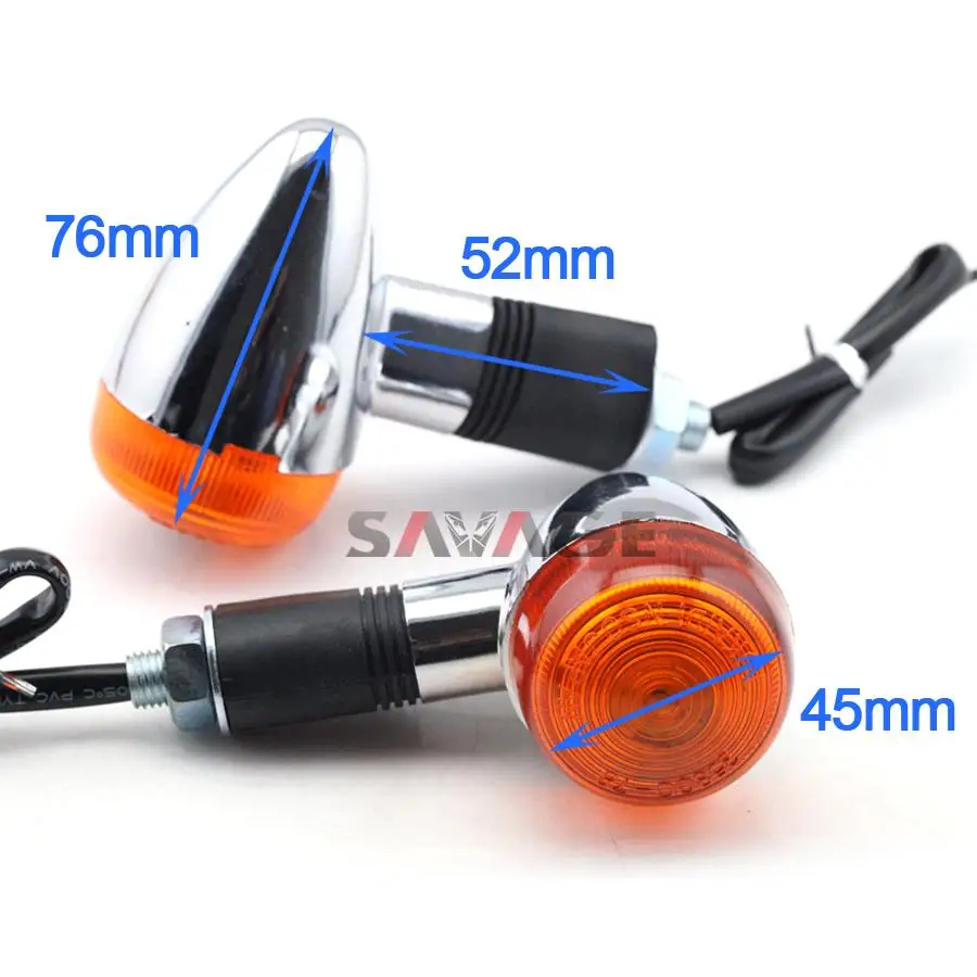 

For YAMAHA XV 250/400/535/750/1100 Virago Motorcycle Turn Signal Indicator Light Blinker Lamp Bulb
