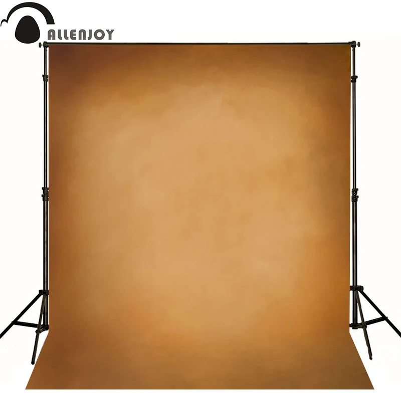 

Allenjoy Thin Vinyl cloth photography Backdrop yellow Pure Color Photography Background For Studio Photo Props MH-009