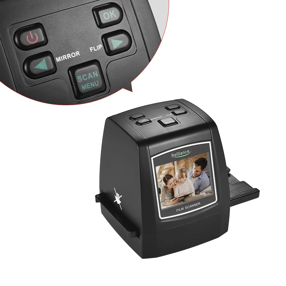Высокое разрешение 14MP/22MP сканер пленки 2.4in TFT LCD преобразование 35 мм/135 мм пленка