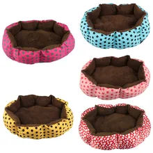 Soft Fleece Pet Dog Puppy Cat Warm Bed House Plush Cozy Nest Mat Pad