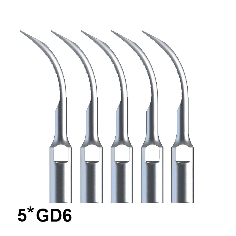 5 шт. стоматологический наконечник скалера GD6 для SATELEC и DTE наконечник скалера Применение для удаления наддесневого тяжелый исчисление