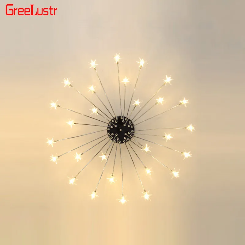  Creative Design LED lamp Ceiling Chandeliers Lamp Light Ice Flower Glass Plafonnier for Bedroom Lus - 32995817816