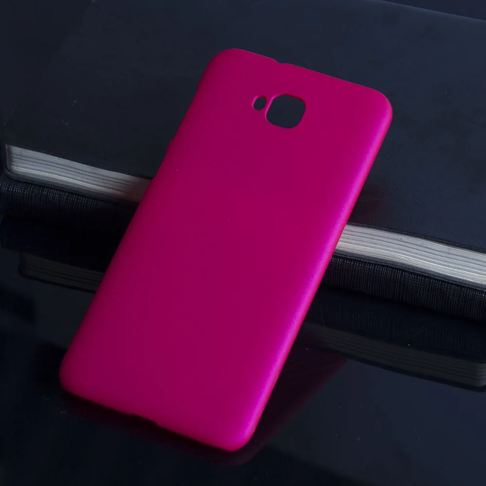 Пластик Coque 5.5For Asus Zenfone 4 Selfie Zd553Kl чехол для Asus Zenfone 4 Selfie Zd553Kl телефона чехол-лента на заднюю панель - Цвет: Rose Red