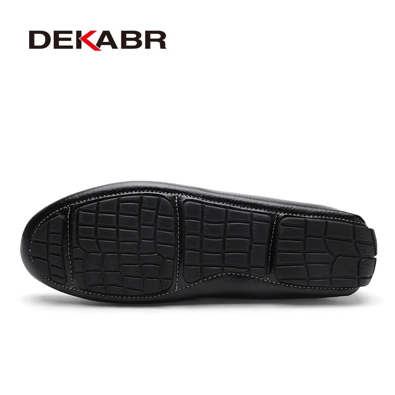 DEKABR/Модная брендовая мужская обувь; роскошная мужская обувь из искусственной кожи; повседневная мужская обувь; мужские качественные Лоферы без застежки на плоской подошве; большие размеры 38-47