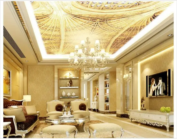 

Customized 3d wallpaper 3d ceiling wallpaper murals Three-dimensional painting painting murals zenith ceiling 3d room wallpaper