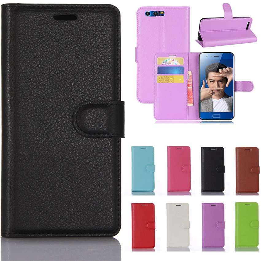 

Huawei Honor 9 Case Luxury Flip Leather Wallet Book Cover Case for Huawei Honor 9 5.15" Phone Coque cases Fundas Phone Bag Cases