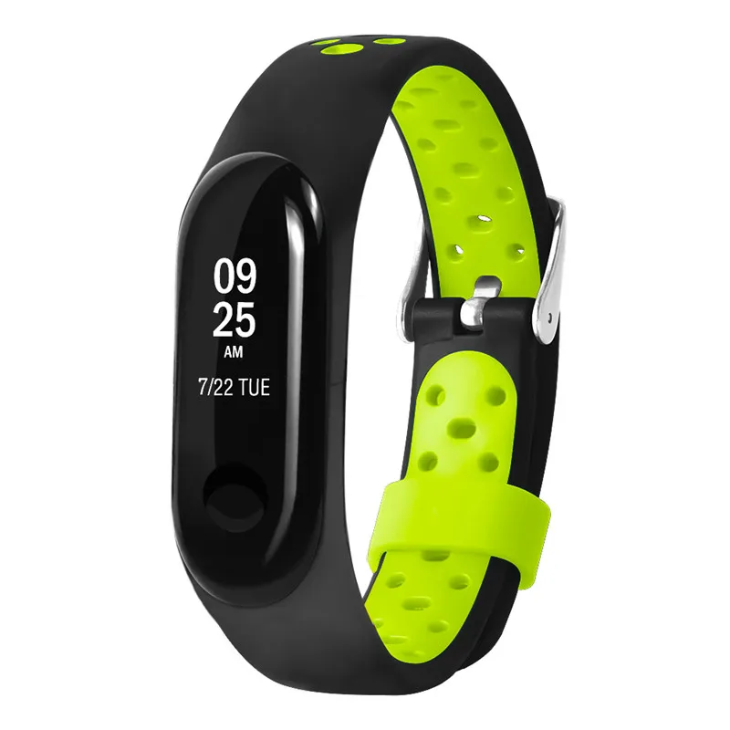Ремешок металлический для Xiaomi Mi Band 3 браслет с регулируемой застежкой