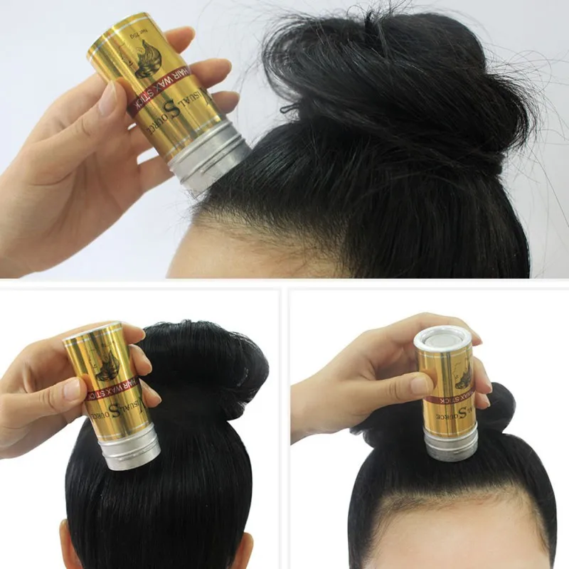 Для мужчин и женщин Ремонт укладки волос помады Stick женские волосы восковой стержень сломанные отделка волос