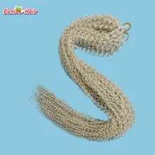 Блонд черный#27/#60/# 99J богемный стиль 28 дюймов Zizi коробка коса волос Синтетический кудрявый Твист 3S коробка косы для наращивания волос