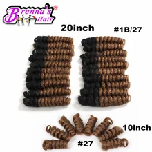 Synthetic hair extensions boldness and beauty curlkalon hair braids brazilian curl braiding hair crochet nubian twist bulk hair