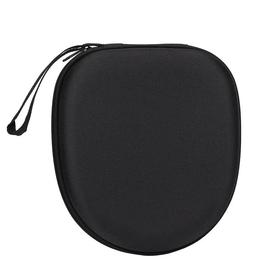 VOBERRY Black Headphone Bag EVA Hard Shell Carrying Headphones Case