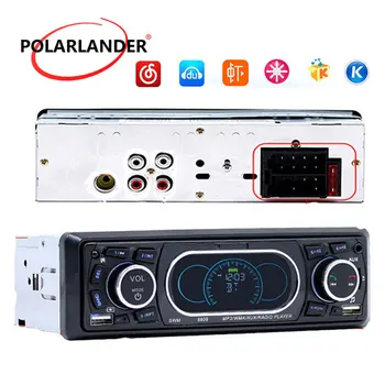 

1 Din Remote Control Bluetooth 12V Vehicle Car Radio Audio Stereo USB AUX FM MP3 Player SD TD Card