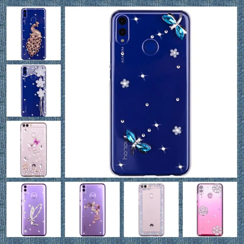 

Luxury phone Case For Huawei Honor 7C Pro diamond case For Honor 8A 8X 7A 7X 7S 10 Lite 10i DUA L22 AUM-L42 JSN-L21 Cover