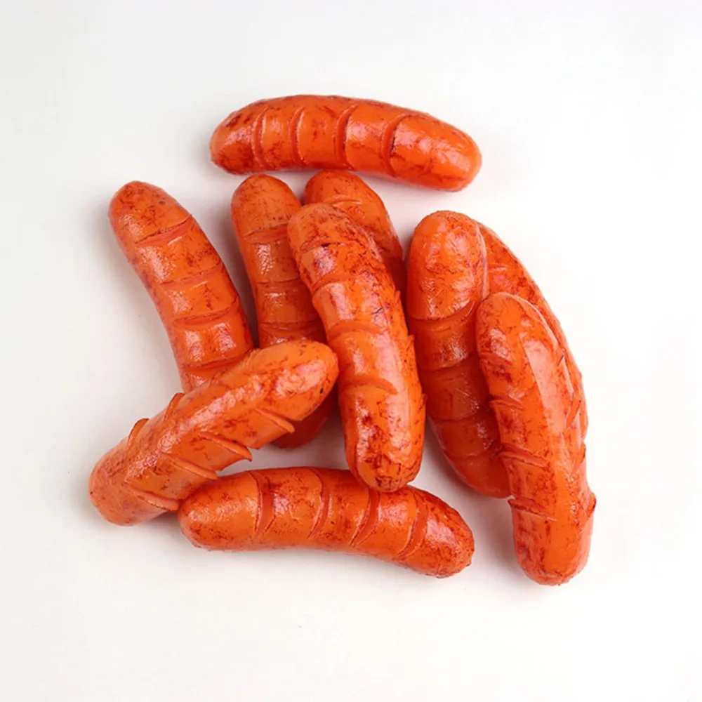 

Simulation Food Food Model Crispy Small Sausage Small Hot Dog Child Play House Toy Simulation Ham Sausage