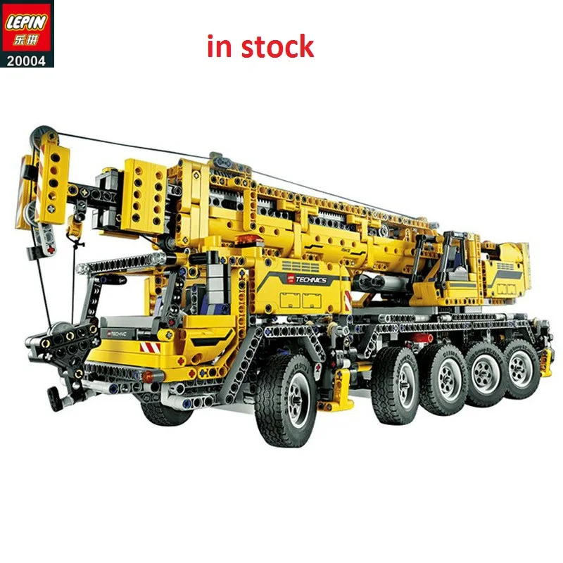 

IN STOCK Free shipping 2606pcs LEPIN Blocks Motor power Compatible 42009 mobile crane MK Model Building blocks Bricks Gift 20004