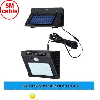 

30 LED Garden Solar Lights Waterproof Lamp Wide Angle Motion Sensor For Pathway Garage/Swimming Pool patio deck door