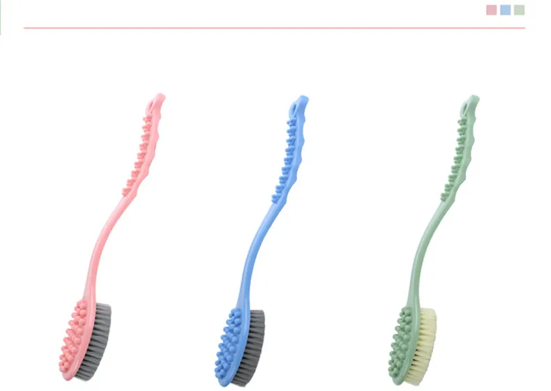 New Product Can be Used for Hanging Bath Brush Long Handle Bath Brush Simple Bath Adult Massage Back Bath Brush Bathroom Accessories (7)