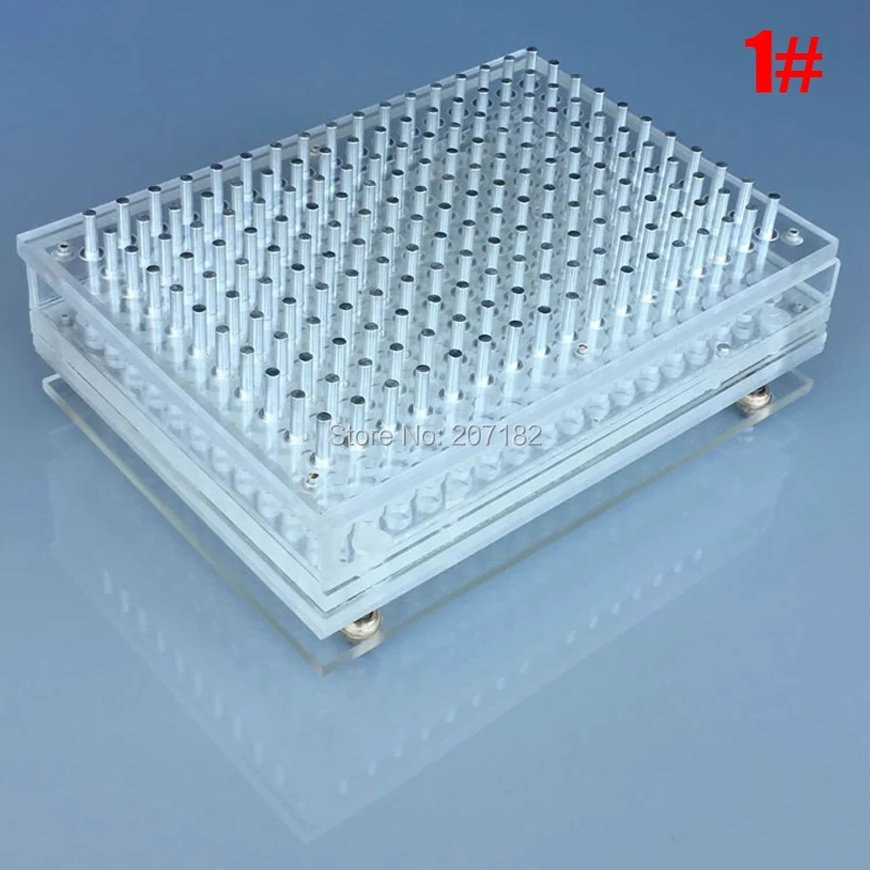 For Size 1 Capsules Новинка! 209 отверстий 00#, 0#, 1#, 2#, 3#, 4# машина для наполнения капсул Plexigalss, ручной наполнитель капсулы с тампером - Цвет: For Size 1 Capsules