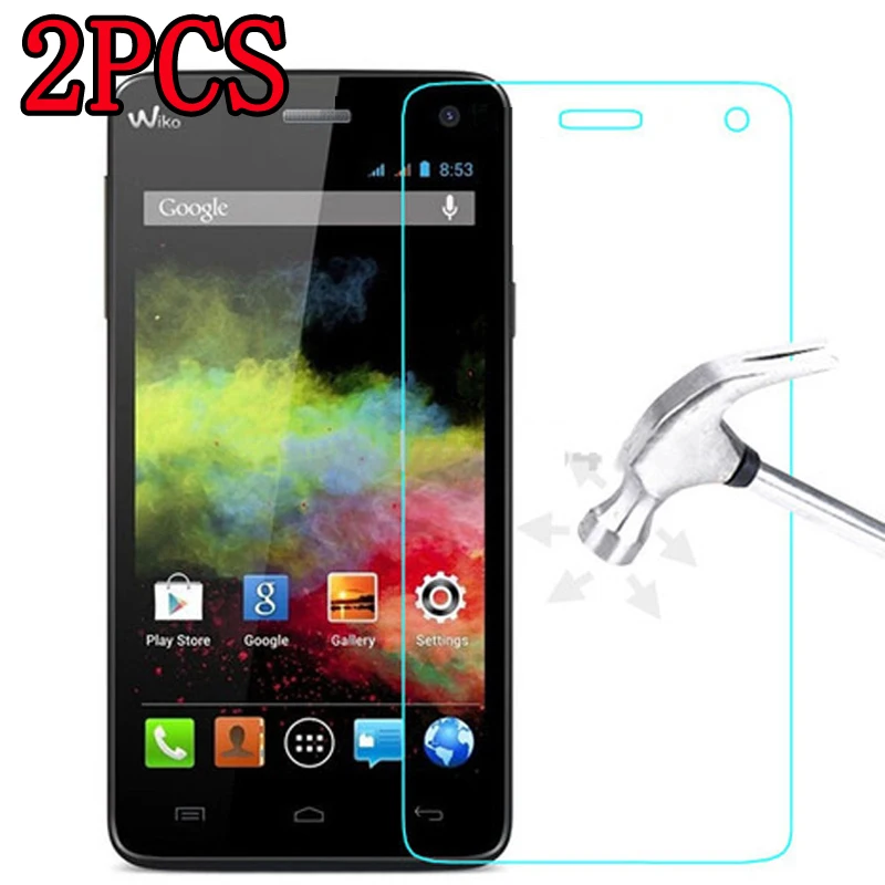 2 шт закаленное стекло для WIKO JERRY Защитная пленка 9H защита экрана