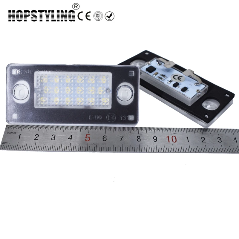 Hopstyling 2 шт./пара 18SMD светодиодный задний номерной знак светильник для Audi A4 S4 Avant RS4 B5 автомобильный аксессуар без кода ошибки