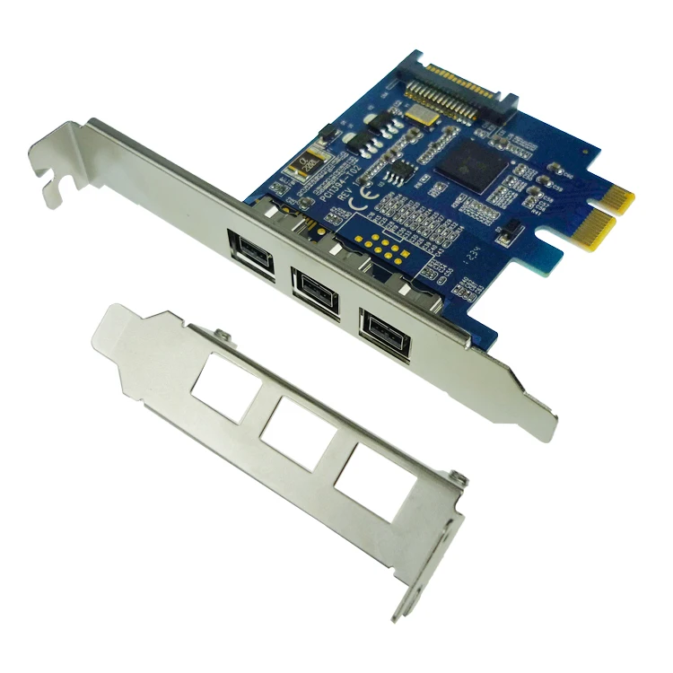 Внешний 1394B PCIe карты FireWire 800 IEEE1394B PCI Express конвертер карты PCIT1301