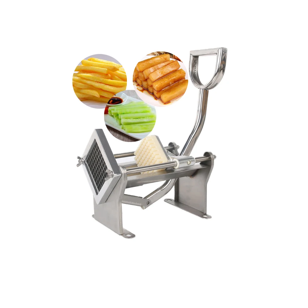 GZZT Manual French Fries Cutter Stainless Steel MH005 Potato Chips Making Vegetable Fruit Slicer Po - 33035365095