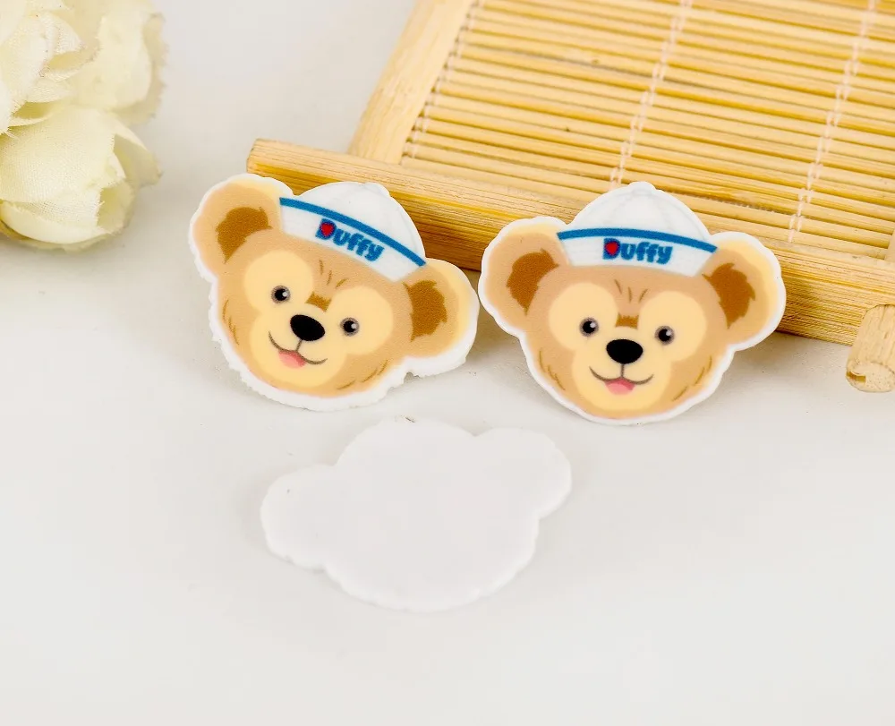 

10pcs/lot DIY resin cabochons accessories flat back resin planar bear
