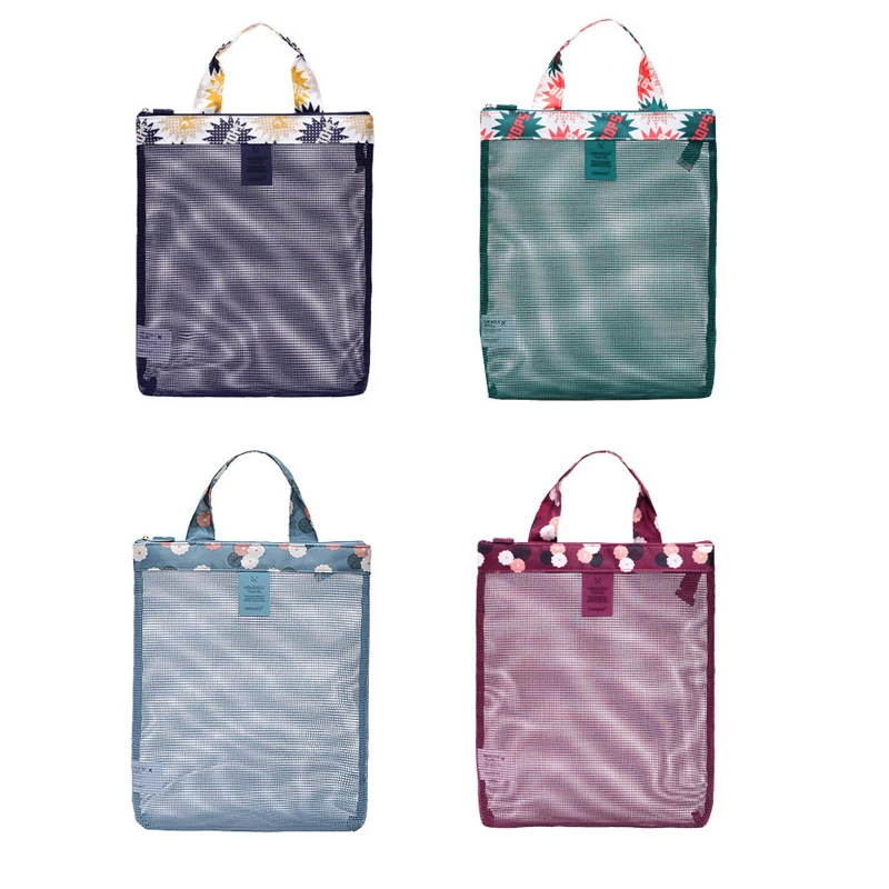 1PC Travel Mesh Grid Swimming Pool Beach Bags Holder Multi-purpose Bra Underwear Clothes Cosmetic Storage Bag Organizers | Дом и сад