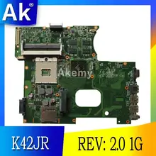 AK для Asus K42JR Материнская плата ноутбука REV: 2,0 HM55 DDR3 для ASUS k42j A40J K42JZ K42JB K42JY ноутбук Mainboa протестирован в целости и сохранности