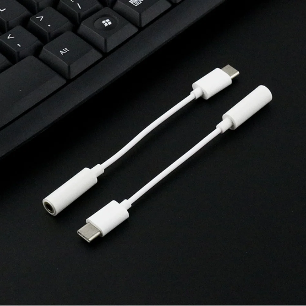 

Mobile Phone Adapters Type C To 3.5mm Headphone Aux Audio Adapter for Xiaomi Samsung Galaxy S8 S9 Typec To 3.5 Mm Cable