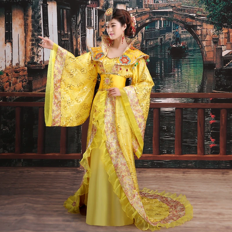 Hot Sale Baru Kerajaan Tradisional Dramaturgic Kuno Cina Putri Kostum Hanfu Wanita Dinasti Han Pakaian Tarian Rakyat Cina Aliexpress