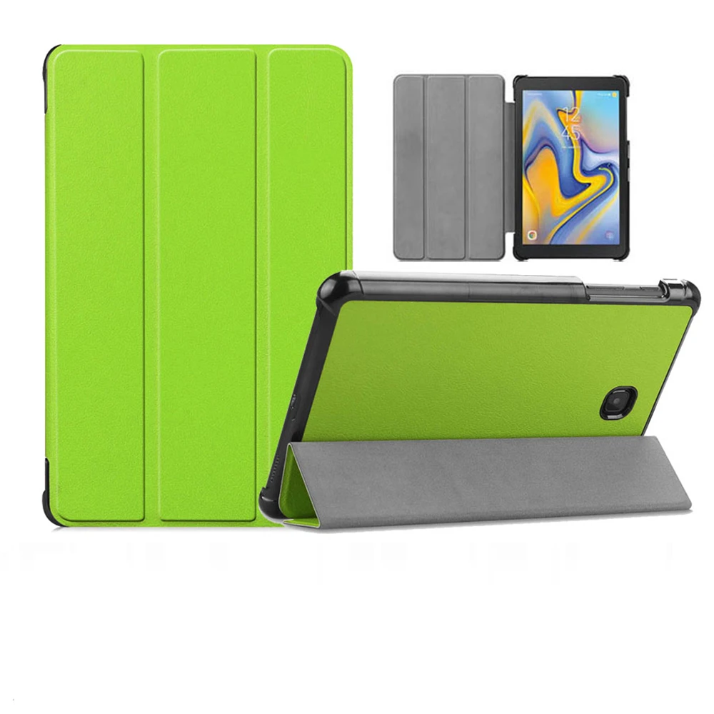 

Leather Cover Case For Samsung Galaxy Tab A 8.0 2018 T387 T387V SM-T387C SM-T387V 8" Tablet Screen Protector