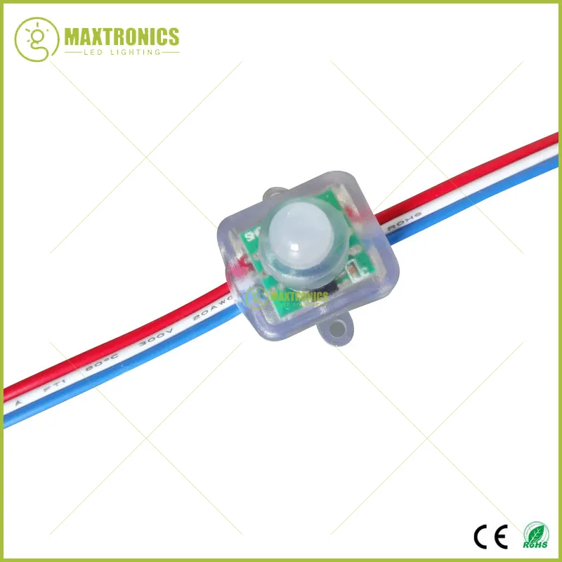 Квадратный светодиодный модуль WS2811 12 мм рассеянный цифровой RGB пиксельный 5 в