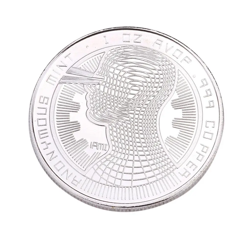 Golden Silver Plated Bitcoin Coin Super BrainCollectible Gift Casasc Commemorative Coin Game Promotional Commemorative Coin Golden Silver Plated Bitcoin Coin Super BrainCollectible Gift Casasc Commemorative Coin Game Promotional Commemorative Coin