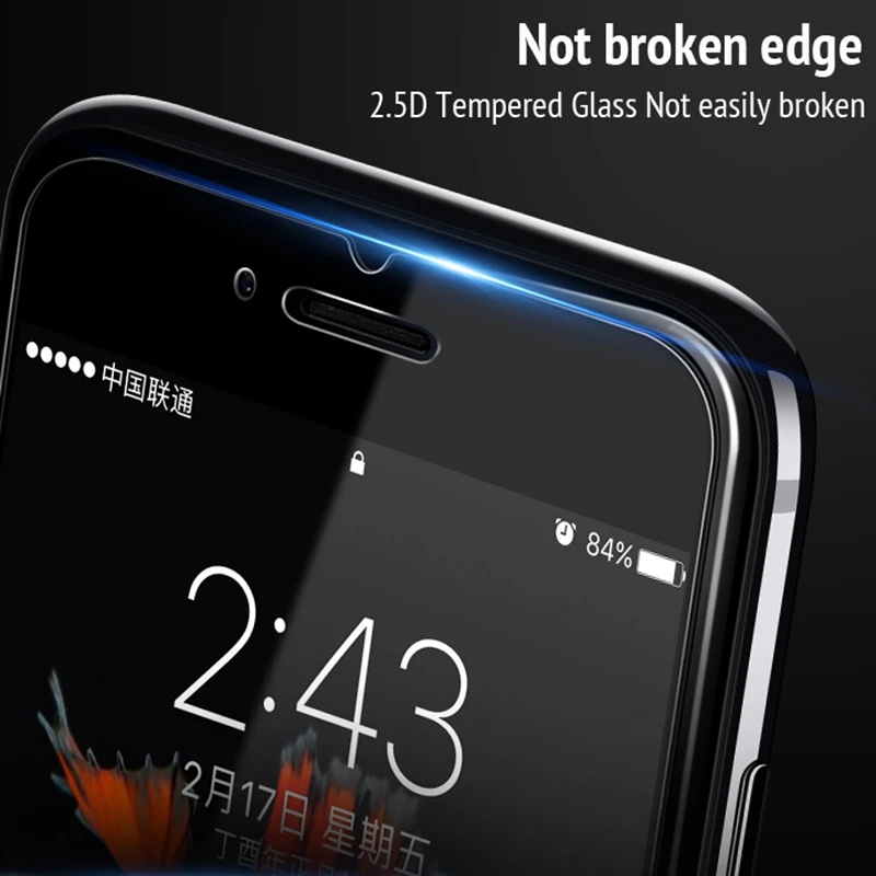 Нано закаленное стекло для iphone XR X XS MAX 7 8 6 6s Plus 5 5s 5C SE 4 4s передняя защита экрана с