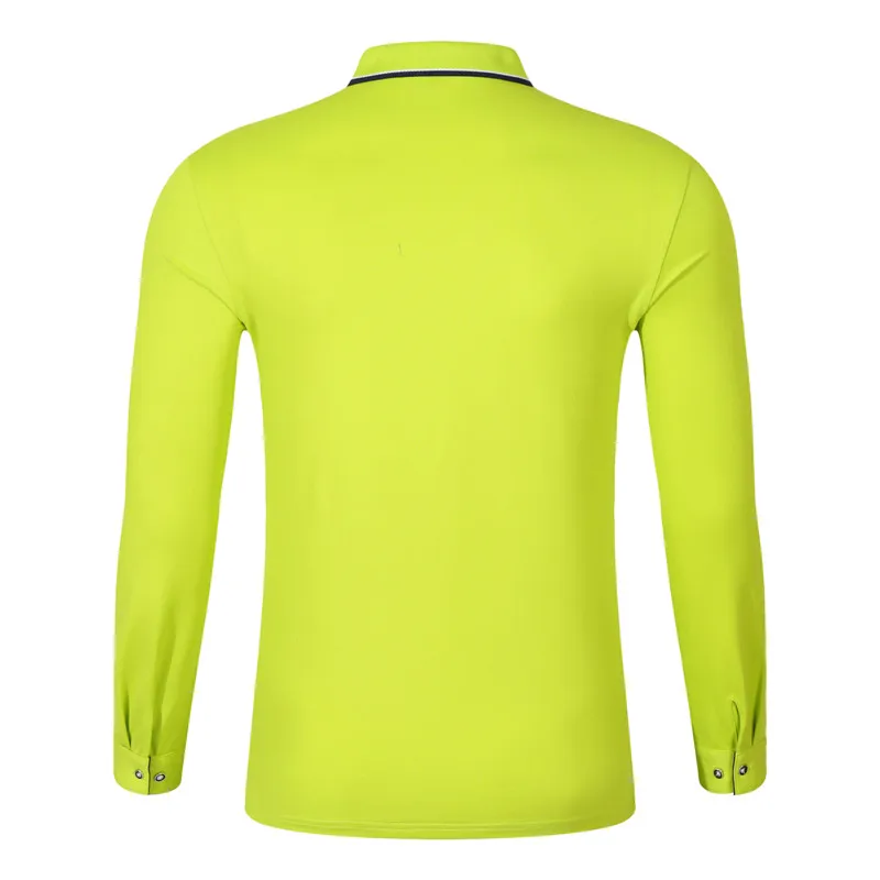 custom logo long sleeve polo shirt (16)