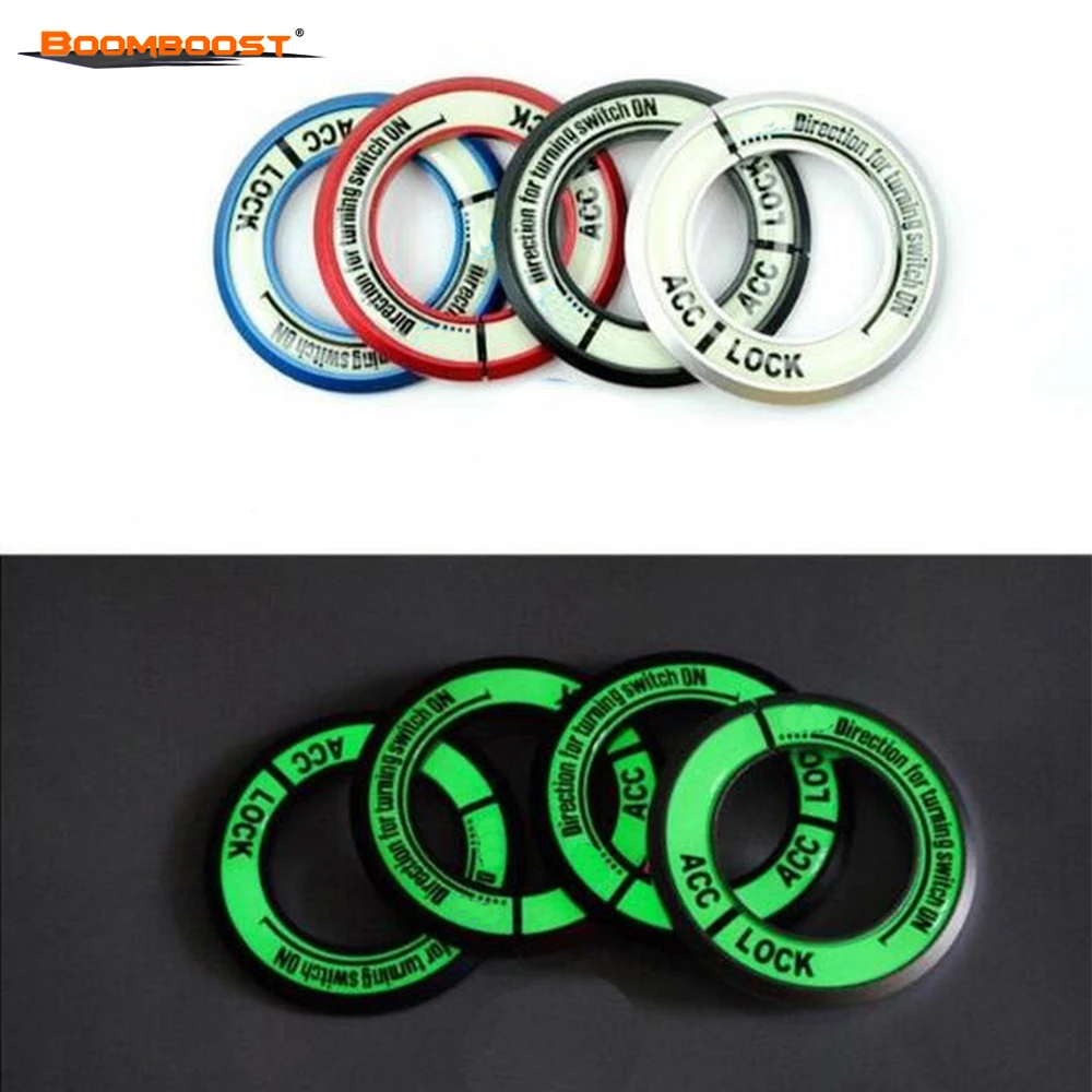Car Ignition Switch Decorative Ring 5 Colors Luminous Ignition Ring FOR