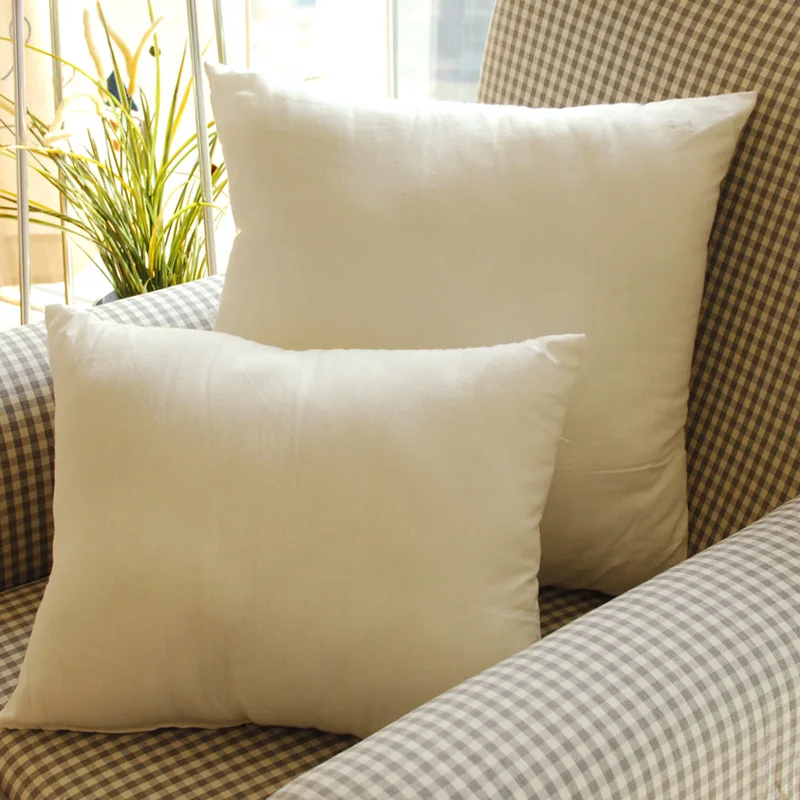 Tarohome Pillow Filler Soft Cotton Material Size 44*32/45*45/50*40/50*