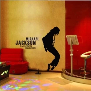 Free Shipping Michael Jackson Wall Sticker Living Room Decor Mural Free Shipping Michael Jackson Wall Sticker Living Room Decor Mural Art Vinyl Wallpaper Home Window Gl