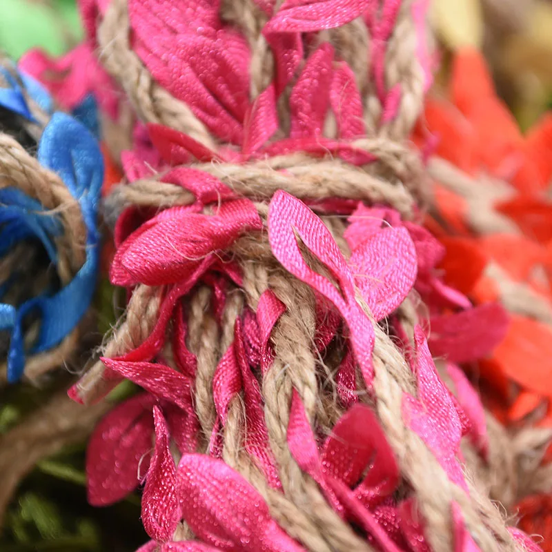 5 мм моделирование Искусственные листья лоза ткачество пеньковая веревка DIY Декор на свадьбу День рождения ротанга подарочная упаковка букета