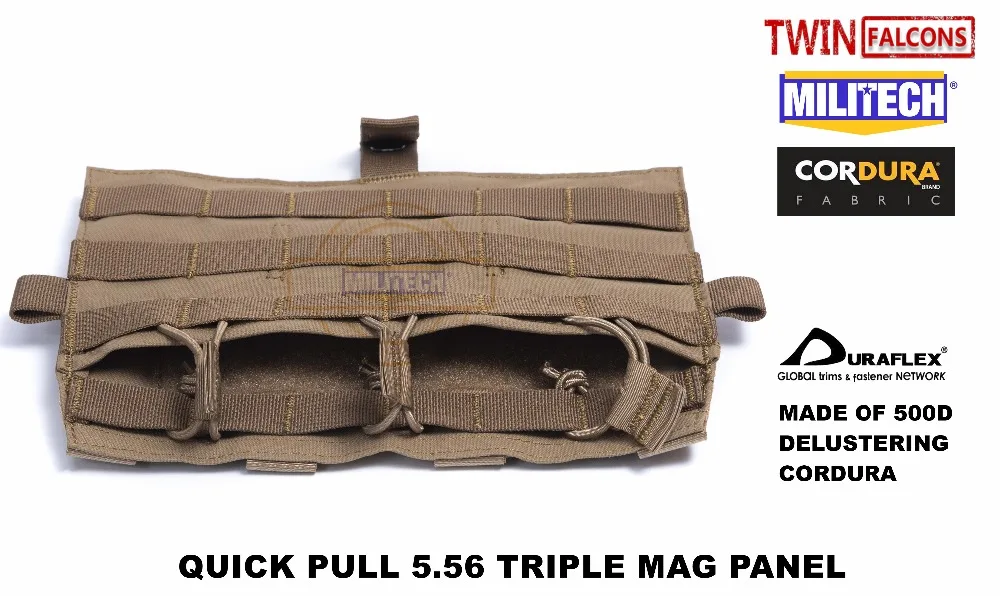 QUICK PULL 5.56 TRIPLE MAG PANEL CB-6