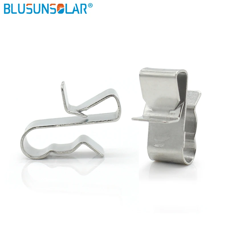 

200 pcs/lot High quality stainless steel (SUS304) Solar PV cable clips for 2.5mmsq-6mmsq wire cable clamp XJ0210