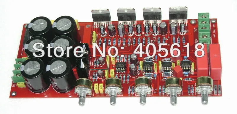 TDA7294 2 1 Плата усилителя мощности 80 Вт * + 160 сабвуфер в сборе|subwoofer 2.1|subwoofer power amplifier