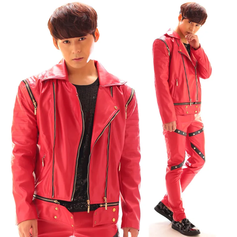S-5XL New Men's clothing Fashion zebra-stripe casual long suit pants Nightclub hairstylist outerwear Male singer DJ DG stage costumes plus size formal dress