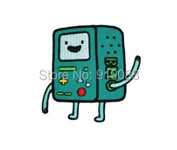 

3" Adventure Time BMO Comics Iron On Patch Badge TV Movie Characters Series Embroideried Logo Badge