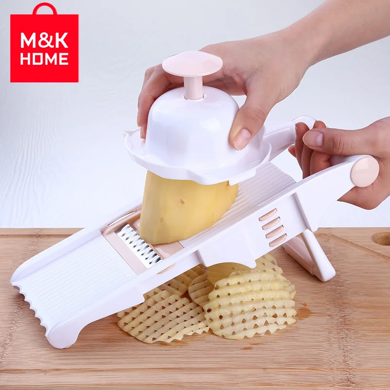 

M&K HOME Kitchen Tools Supplies Multi-Function Quick Vegetable Potato Shredder Grater Slicer Potato Chips Desktop Convenience