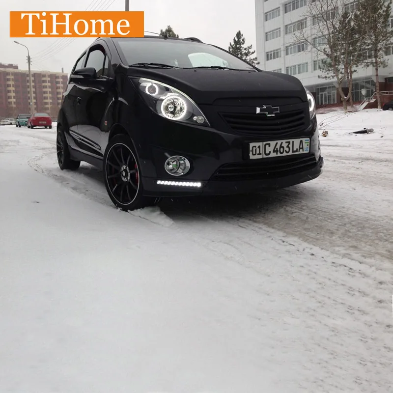 Для Chevrolet spark M300(GT) CCFL кольца ангельские глазки комплект без проектора Halo кольца автомобильные глаза