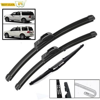 

Misima Windscreen Wiper Blades For Ford Expedition Front Rear Set For Lincoln Navigator 2009 2010 2011 2012 2013 2014 2015 2016