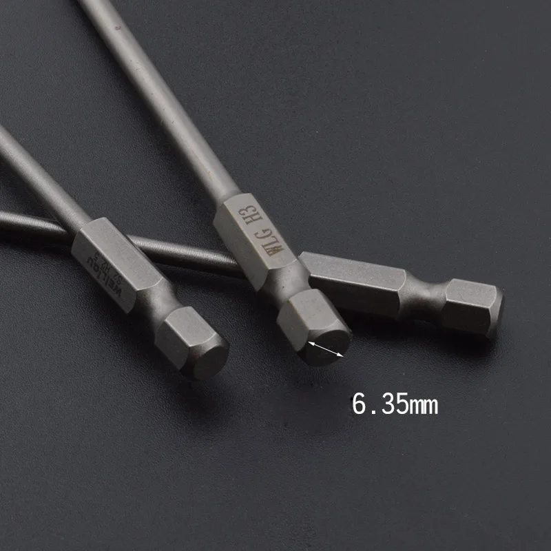 8 шт./лот S2 сталь Магнитная 1/4 &quot6 35 мм шестигранный хвостовик 150 Длина